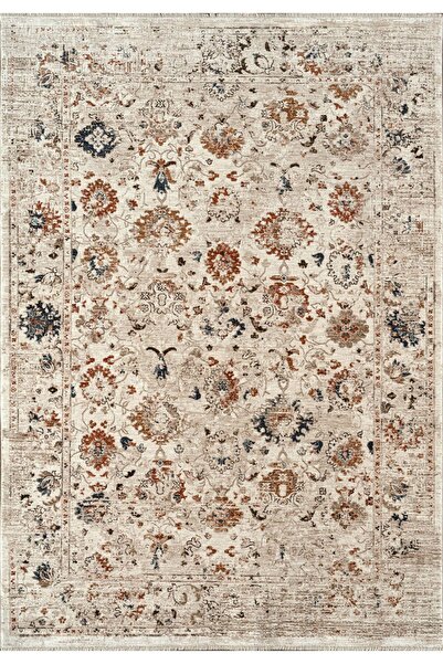 Royal Halı Armonika Yt02a Krem Multi Antialerjik Yumuşak Dokulu Modern Etnik Halı Karademir Home