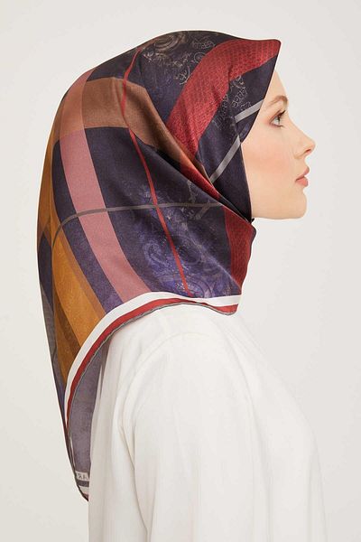 Armine Σειρά Nostalgia Twill Silk Scarf 9023-55nt