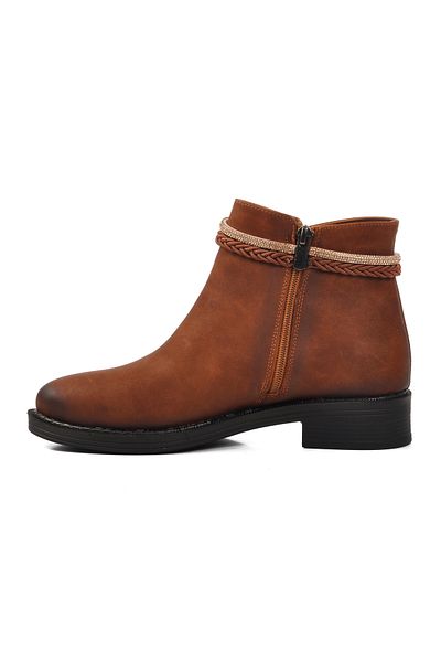 AYAKMOD 325098   Tan-Emerald Γυναικείες Μπότες