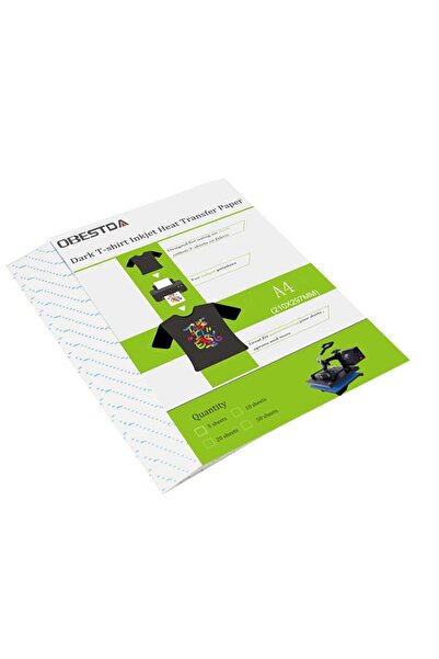 Choice 10 قطع داكنة من المصنع مباشرة 10 قطع A4 ورق طباعة نقل الحرارة بالحبر النفاث تي شيرت فاتح