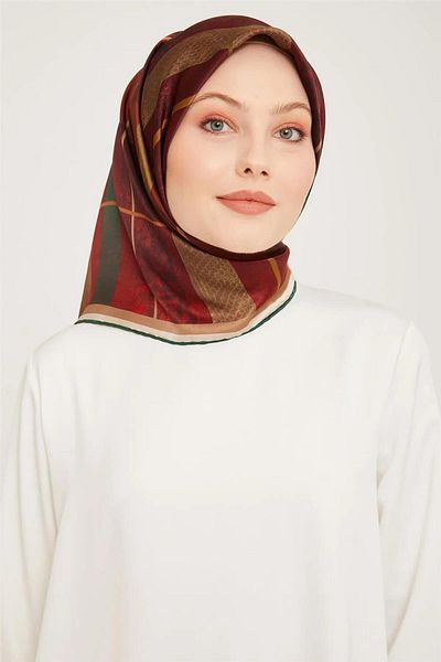 Armine Nostalgia Series Twill Silk Scarf 9023-04Nt