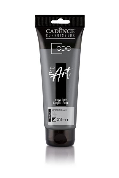 Cadence Boya طلاء أكريليك معدني ثقيل من بروارت Prm-326 رمادي سماوي 120 مل