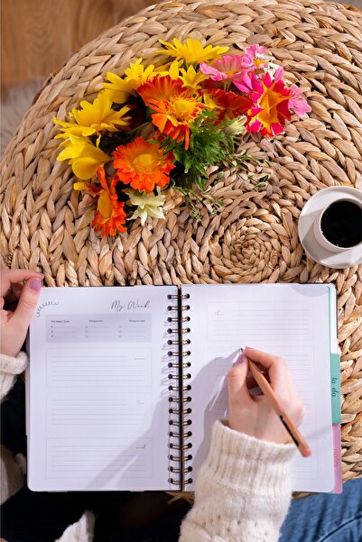 Victoria's Journals Gizli Spiralli Süresiz Planlayıcı Ajanda 17x24 cm