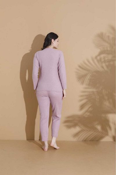LİLA İÇ GİYİM Winter Soft Pajama Suit