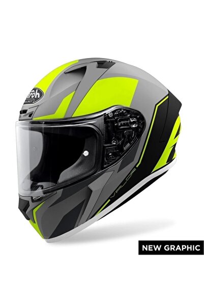 Airoh Kask Valor Wıngs Yellow Matt