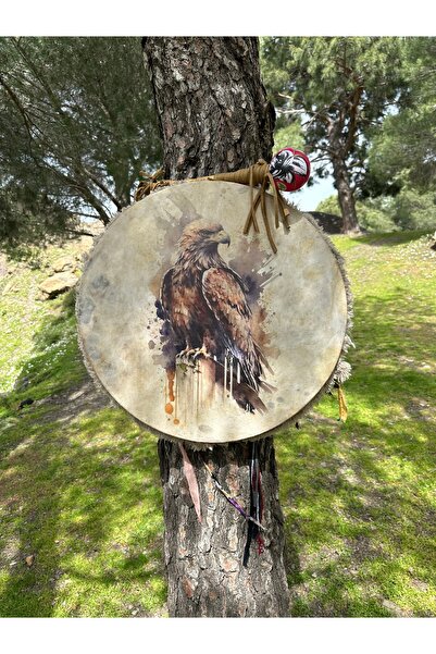 SULTANMUSİCALSHOP Şaman Davulu(37cm) Kam Davulu Shaman Drum