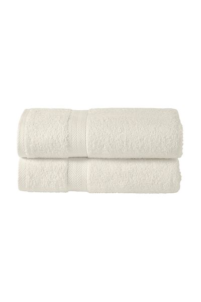 Donetella 2 - Pcs Premium Hand Towels (50x90cm ) 600 GSM 100% Combed Cotton