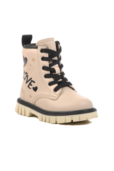 pepino 1791-P Κρεμ κοριτσίστικες μπότες με φλις μέσα