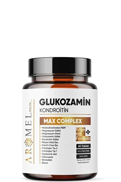 Aromel Glucosamine Chondroitin Msm, Max Complex |   60 Tablets |   Uk Formula...