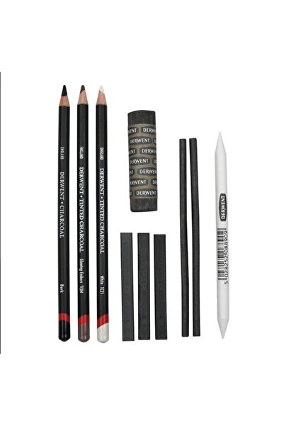 Derwent ديروينت - طقم أقلام فحم 10 قطع في كرت AR2300675