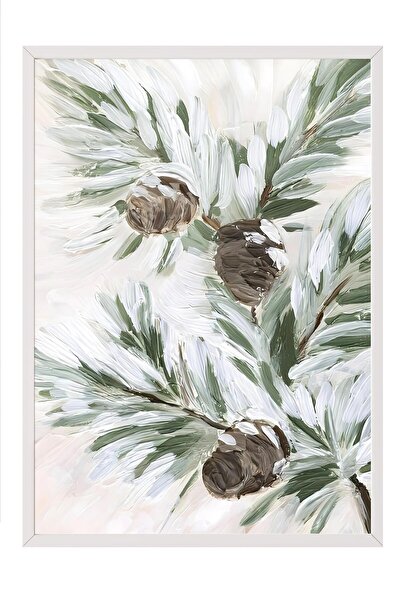 Postifull Πίνακας με λευκό πλαίσιο, Πρωτοχρονιάτικη αφίσα, Πρωτοχρονιάτικη δι...