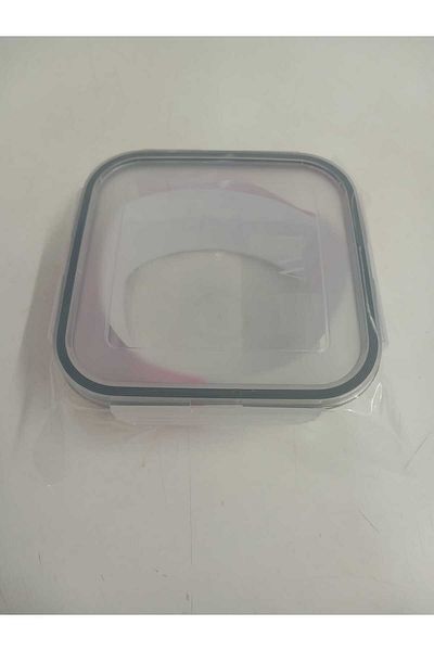 LAV Feyzade 1150Cc Fresco Glass Storage Container with Lock, Square (Frs-249)