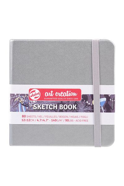 Royal Talens Shiny Silver Crown Sketch Book - 12X12 140Gr