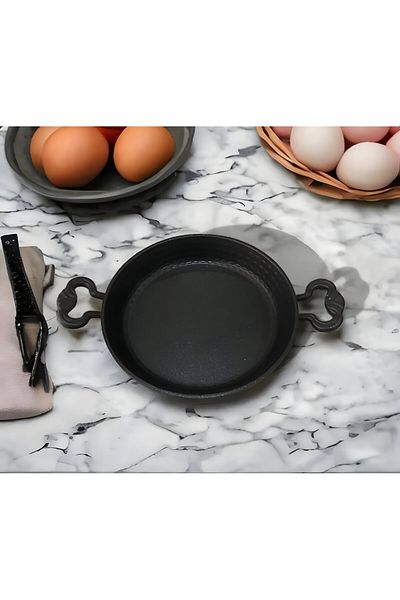 defnesare 20-22 cm 2-Piece Sahan Set with Copper Handles