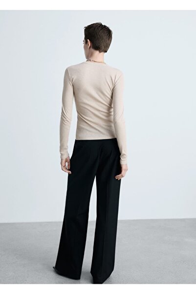 MANGO Woman Μακρυμάνικο μπλουζάκι lureks