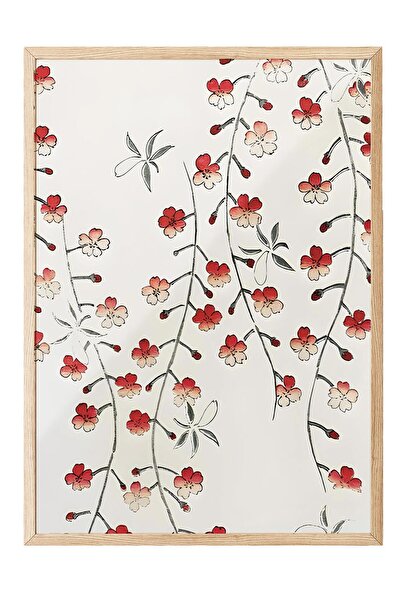 Postifull Tablou cu rama din lemn, set de postere si rame, Bijutsu Sekai - Se...