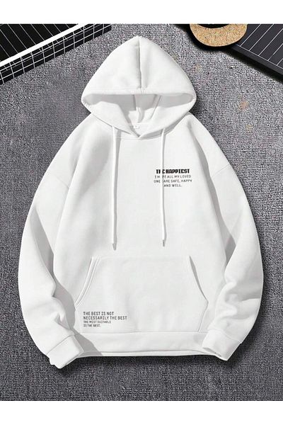 MODASHOT UNISEX THE HAPPİEST ΕΚΠΤΩΜΕΝΟ ΦΟΥΤΕΡ χωρίς κουκούλα