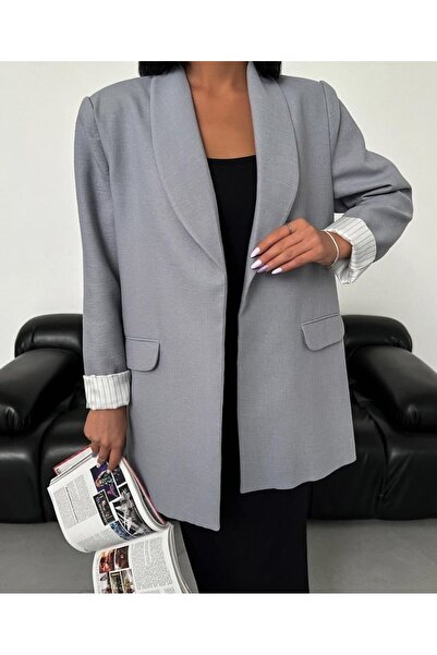 WOMODASTORE SALAŞ ASTARLI BLAZER CEKET