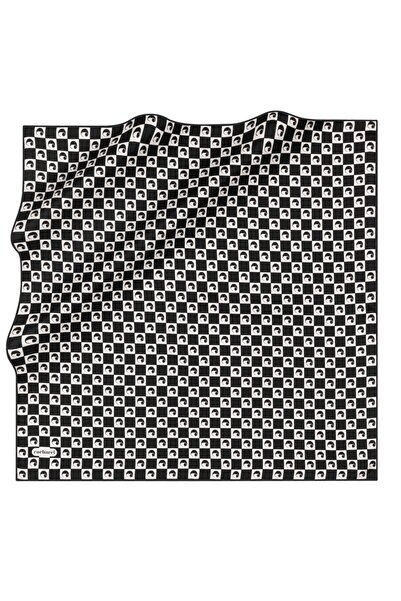 Cacharel Black Silk Scarf - 8888313 -911