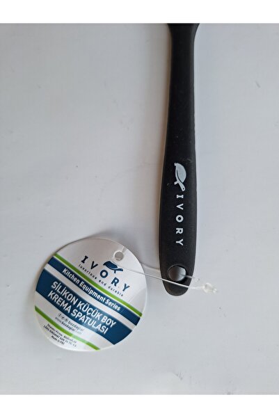 IVORY KÜÇÜK İNCE YANMAZ YAPIŞMAZ SİLİKON PASTA SPATULASI