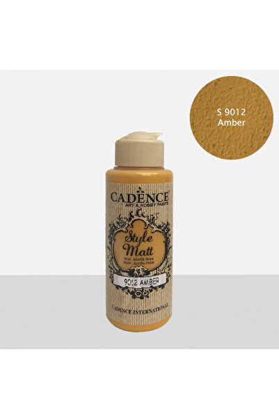 Cadence STYLE MAT AKRİLİK BOYA S-9012 AMBER 120ML