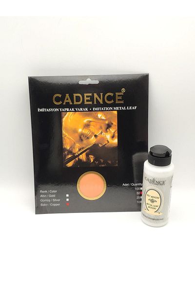 Cadence 50 Sheets of Leaf - Copper Milk Mixion 120 ml