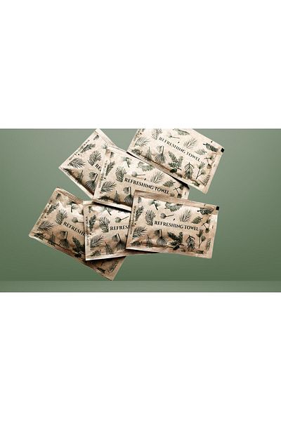 Islakmendilcim Kraft Wet Wipes Printed Disposable 100Pcs