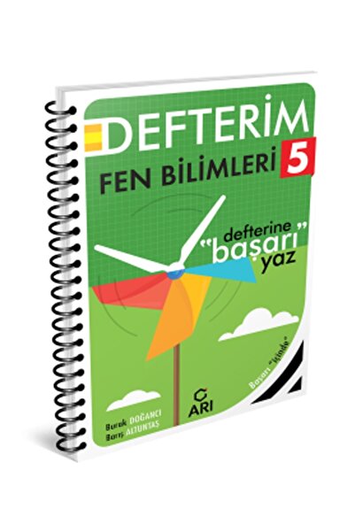 Arı Yayıncılık 2024-2025 Müfredat Yeni Nesil 5.Sınıf Fen Bilimleri Defterim S...