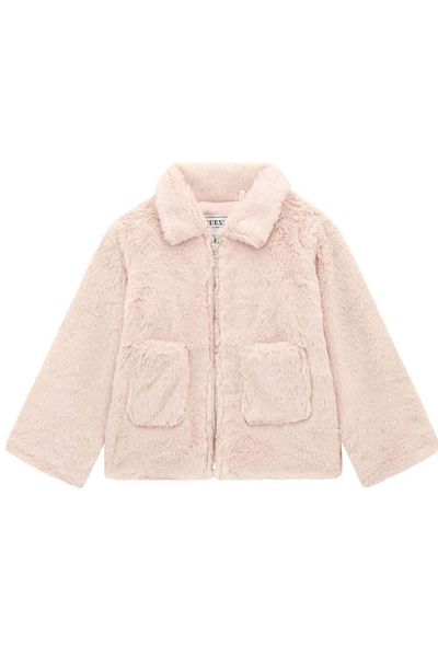 Guess Faux Fur Ls Jacket