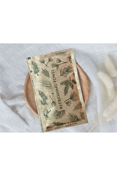 Islakmendilcim Kraft Wet Wipes Printed Disposable 100Pcs