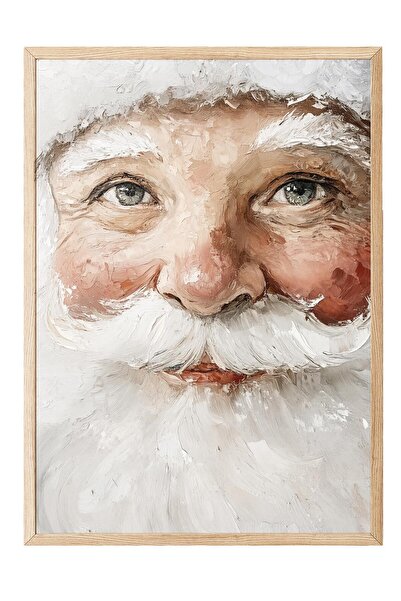 Postifull Wooden Framed Painting, Poster and Frame Set, New Year Comfort Series No:108744