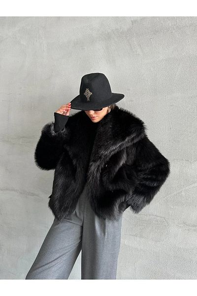 La Querta Lined Shawl Collar Fur