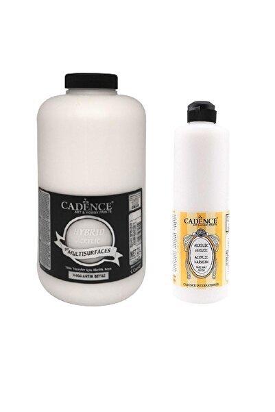 Cadence Boya Antik Beyaz Hybrid Multisurface 2 Litre H-004+750ml. Su Bazlı Ya...