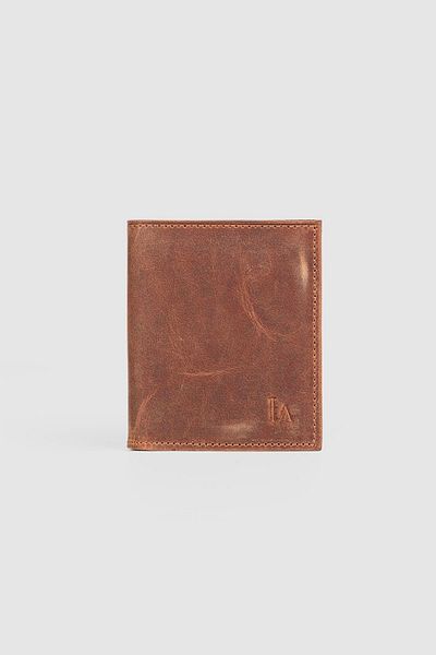 La La'Graccio Paris Мъжки портфейл La'Graccio Paris от естествена кожа Crazy Tan