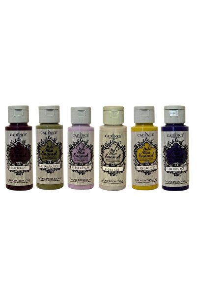 Cadence Cam Ve Seramik Boyası 6lı Set