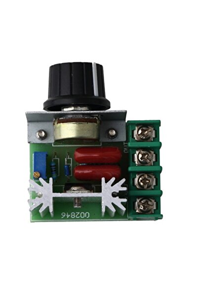 Mediabil 2000W 220V AC SCR ELEKTRİK VOLTAJ REGÜLATÖR MOTORU HIZ KONTROL DENET...