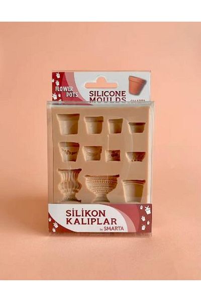 Smarta Silicone Molds - Flower Pots 10x13cm