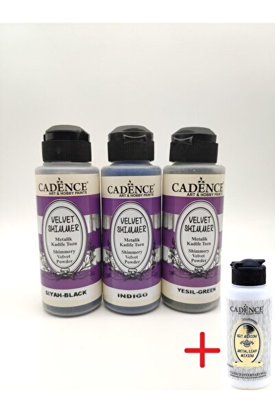 Cadence Kadife Tozu Metalik 4lü Set