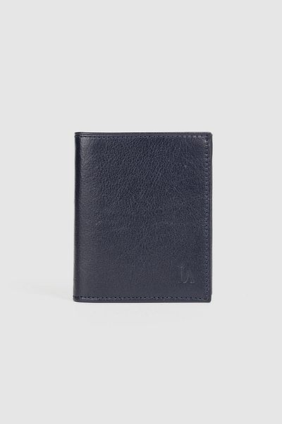La La'Graccio Paris Ανδρικό πορτοφόλι La'Graccio Paris από γνήσιο δέρμα Navy Blue