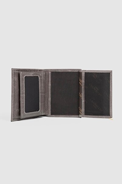 La La'Graccio Paris La'Graccio Paris Чоловічий гаманець з натуральної шкіри Crazy Grey