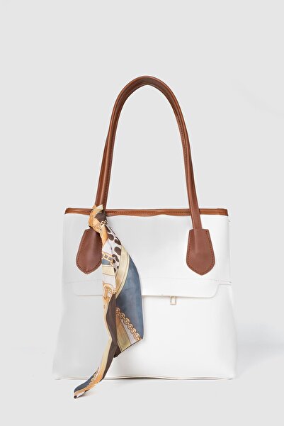 La La'Graccio Paris Geantă albă La'Graccio Paris pentru femei