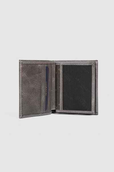 La La'Graccio Paris La'Graccio Paris Genuine Leather Men's Wallet Crazy Gray
