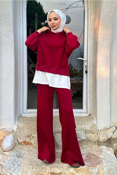 Moda Rosa 25K2214 - Claret Red - Armali Sports Double Suit