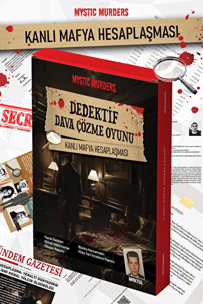 Chantaky Detective Murder Solving Game - Bloody Mafia Accounting
