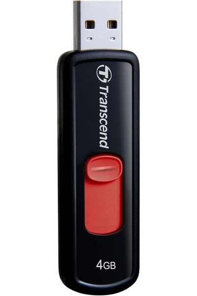 Transcend 4GB Usb Bellek - Flash Bellek - 4 GB USB Bellek - 4 GB Bellek -Flash Disc JF500 TS4GJF500