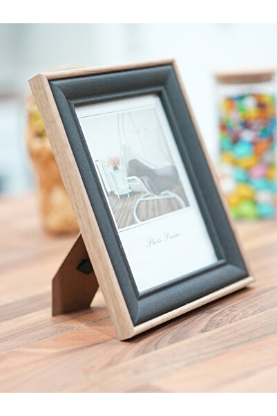 BSP AHŞAP VE SİYAH 15X20 CM RESİM ÇERÇEVESİ (CAMLI)