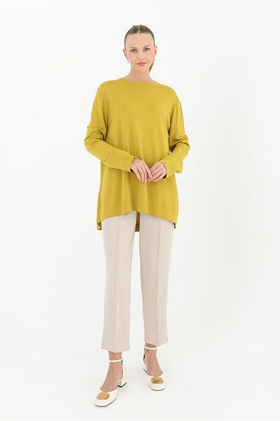 Moda Rosa 25K4460 - Oil Green - Mercerize Basic Tunic