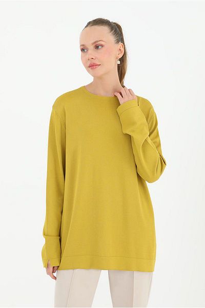 Moda Rosa 25K4460 - Oil Green - Mercerize Basic Tunic