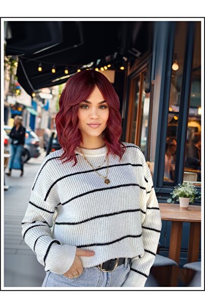 Fenomen Peruk Kızıl Ombreli Dalgalı A++ Vip Peruk