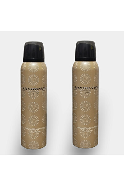 LUREVA Memories Gold Kadın Perfumed Deodronat Spray For Women 150 ml 2adet